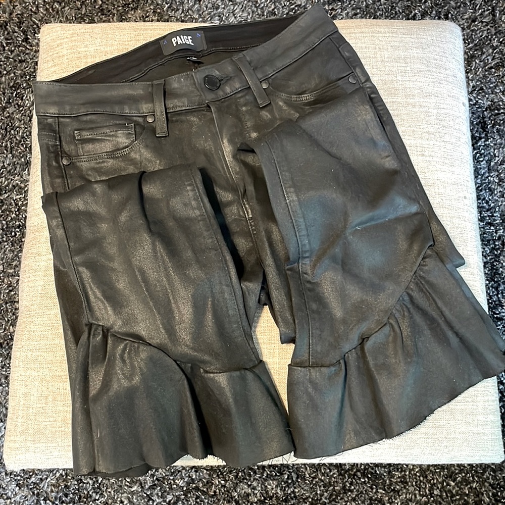 PAIGE black flared jeans